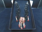 heidi daus red stone necklace